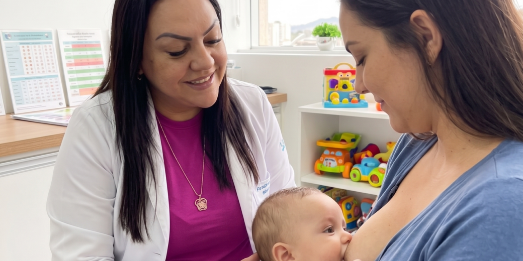.Crianças com dificuldades de mamar: teste da linguinha e sua importância