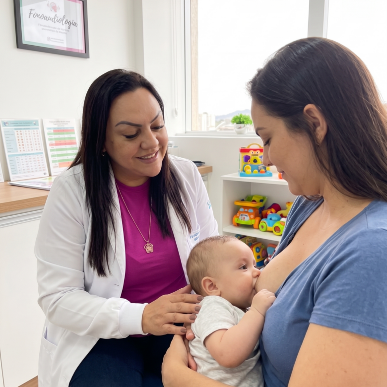 .Crianças com dificuldades de mamar: teste da linguinha e sua importância