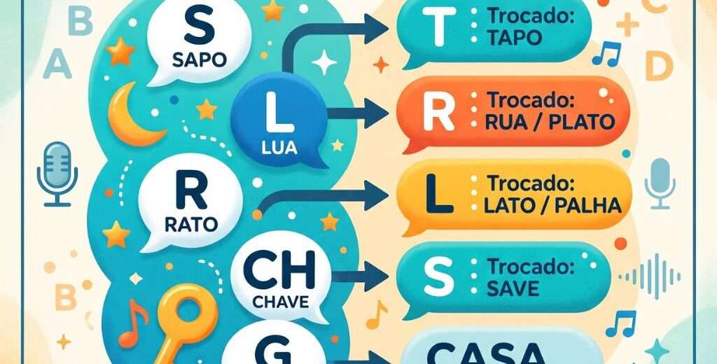 Trocas e omissões de sons na fala: até quando é normal?